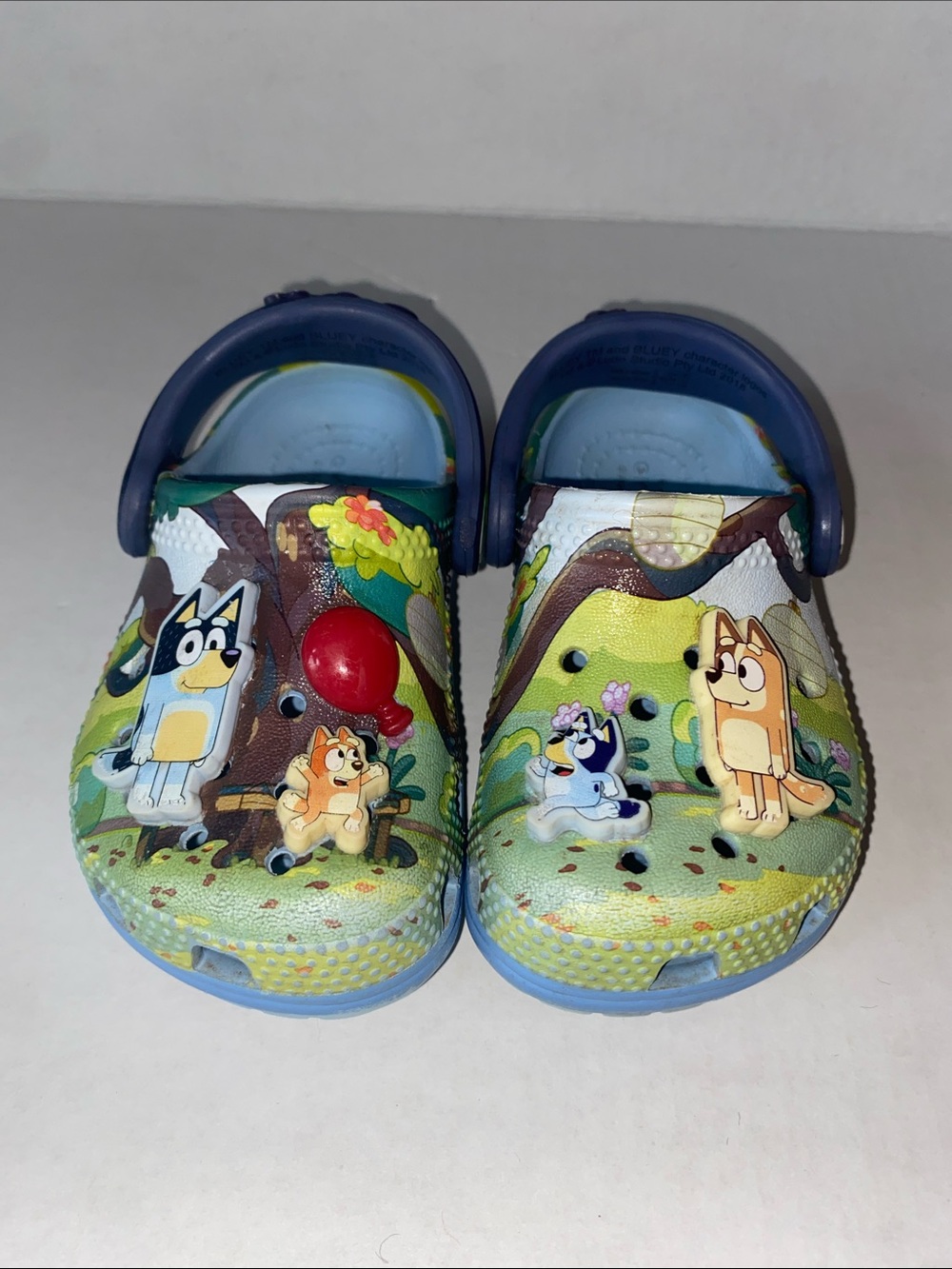 Bluey Kids Crocs size 6